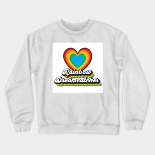 Rainbow Dreamcatcher Heart Crewneck Sweatshirt